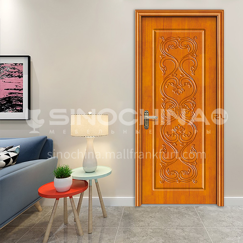 Classical design room bedroom door oak solid wood door 63